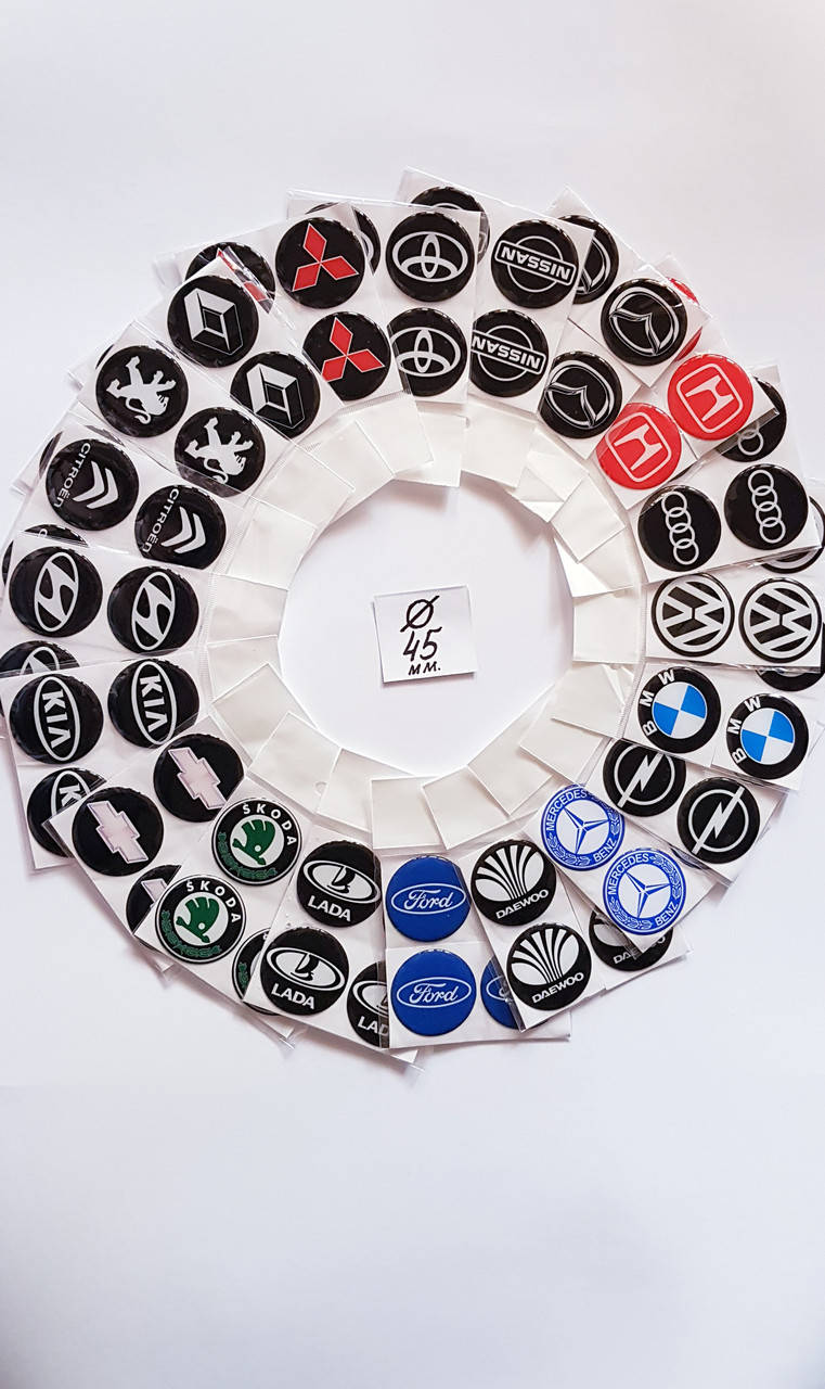 

Наклейка на колпачок диам. 45 мм. силиконовая