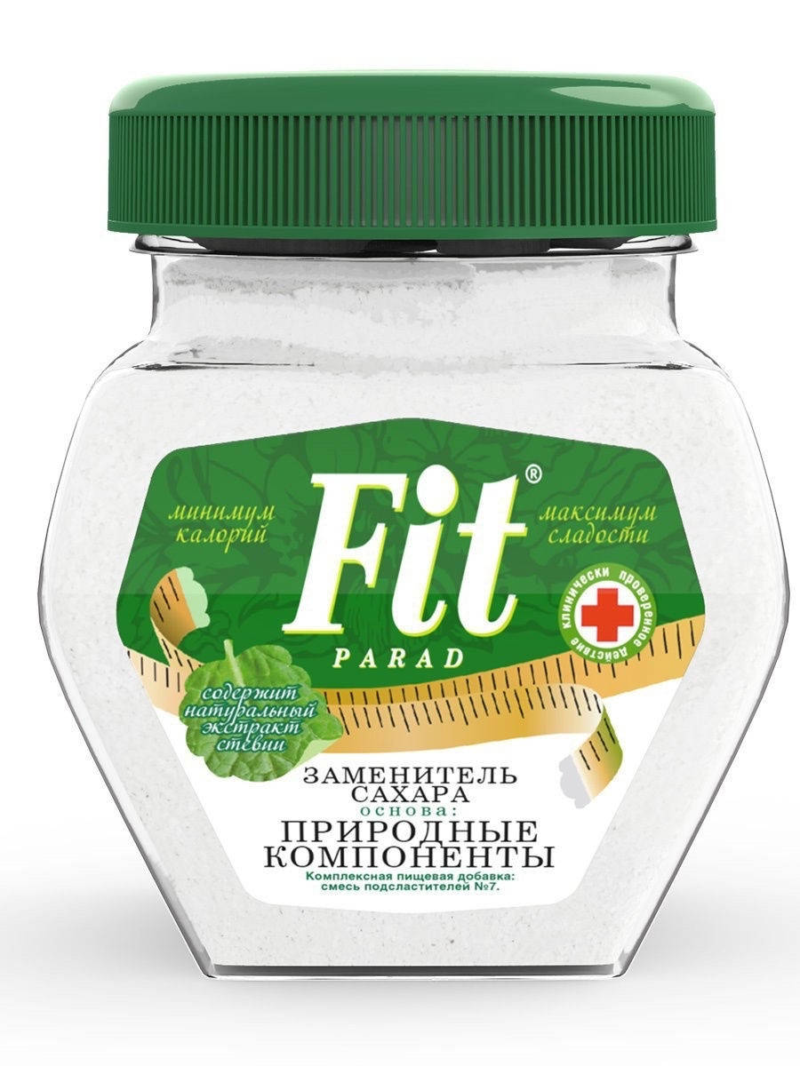 

Заменитель сахара Fit Parad #7 180г Фит Парад