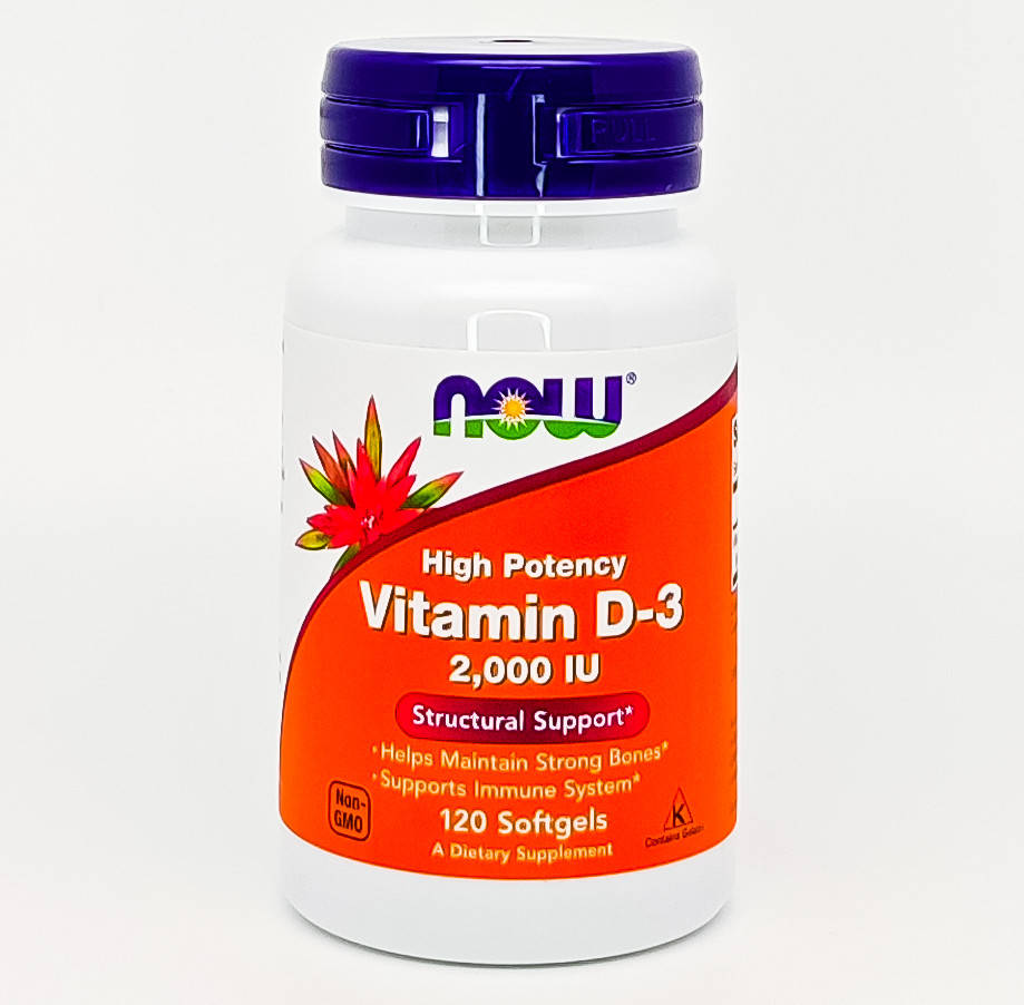 

Витамин Д3 США! Now Foods Vitamin D-3 2000 IU 120 кап.
