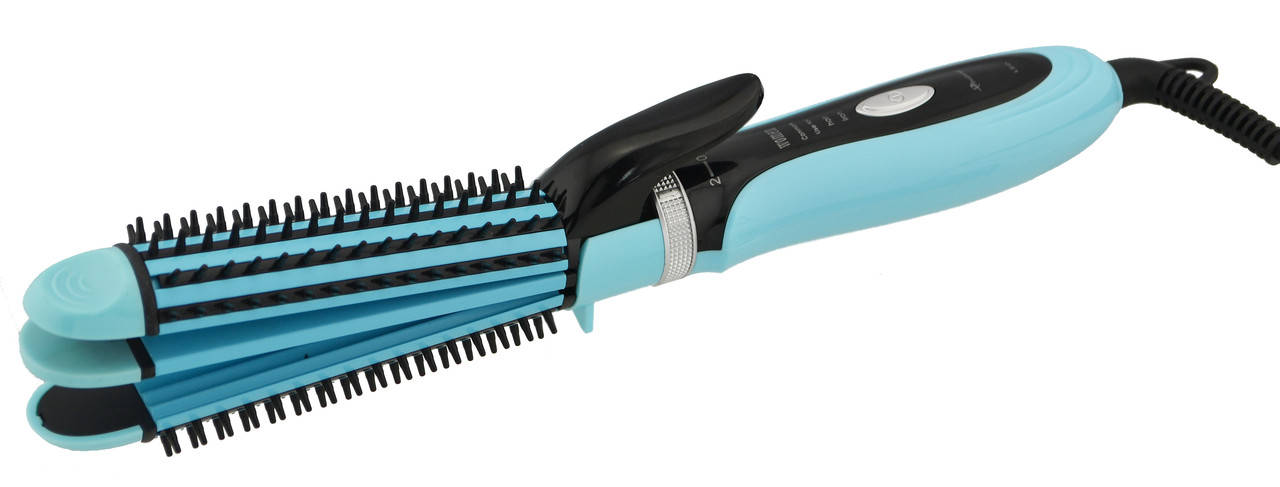 

Многофункциональная плойка утюжок для волос 3 в 1 Geemy GM-2922 Blue (3806) JS