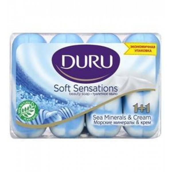 

Мыло Duru Soft Sensations Морские минералы, 4 x 90 г