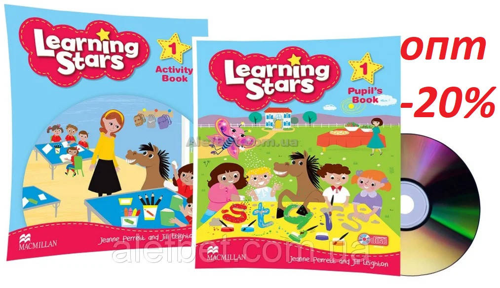 

Английский язык / Learning Stars / Pupil's+Activity Book. Учебник+Тетрадь (комплект с диском), 1 / Macmillan