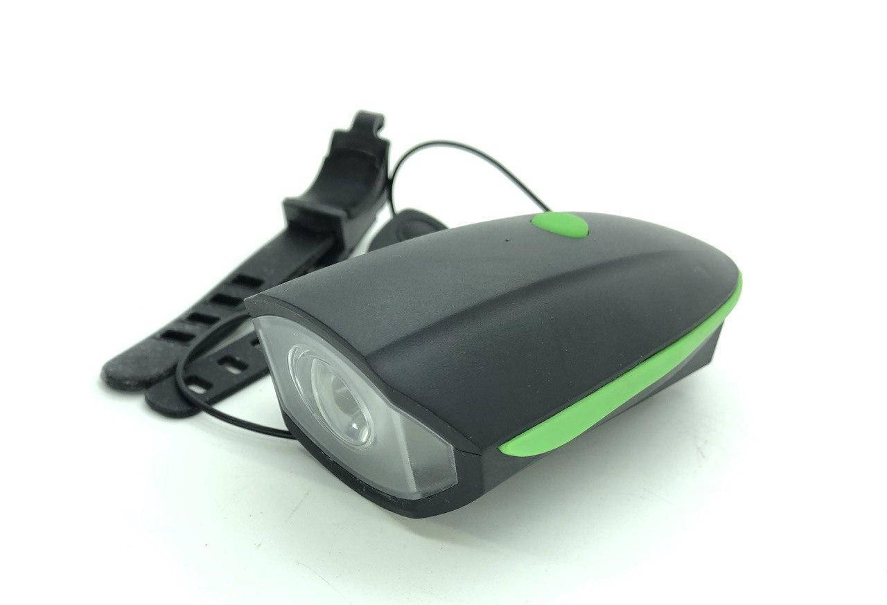 

Фара + сигнал (fy-056) под батарейки