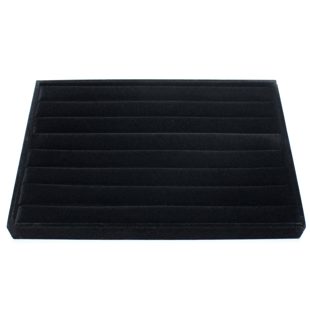 

Планшет под кольца и украшения весь в бархате размер 35х24х3 см черный премиальный