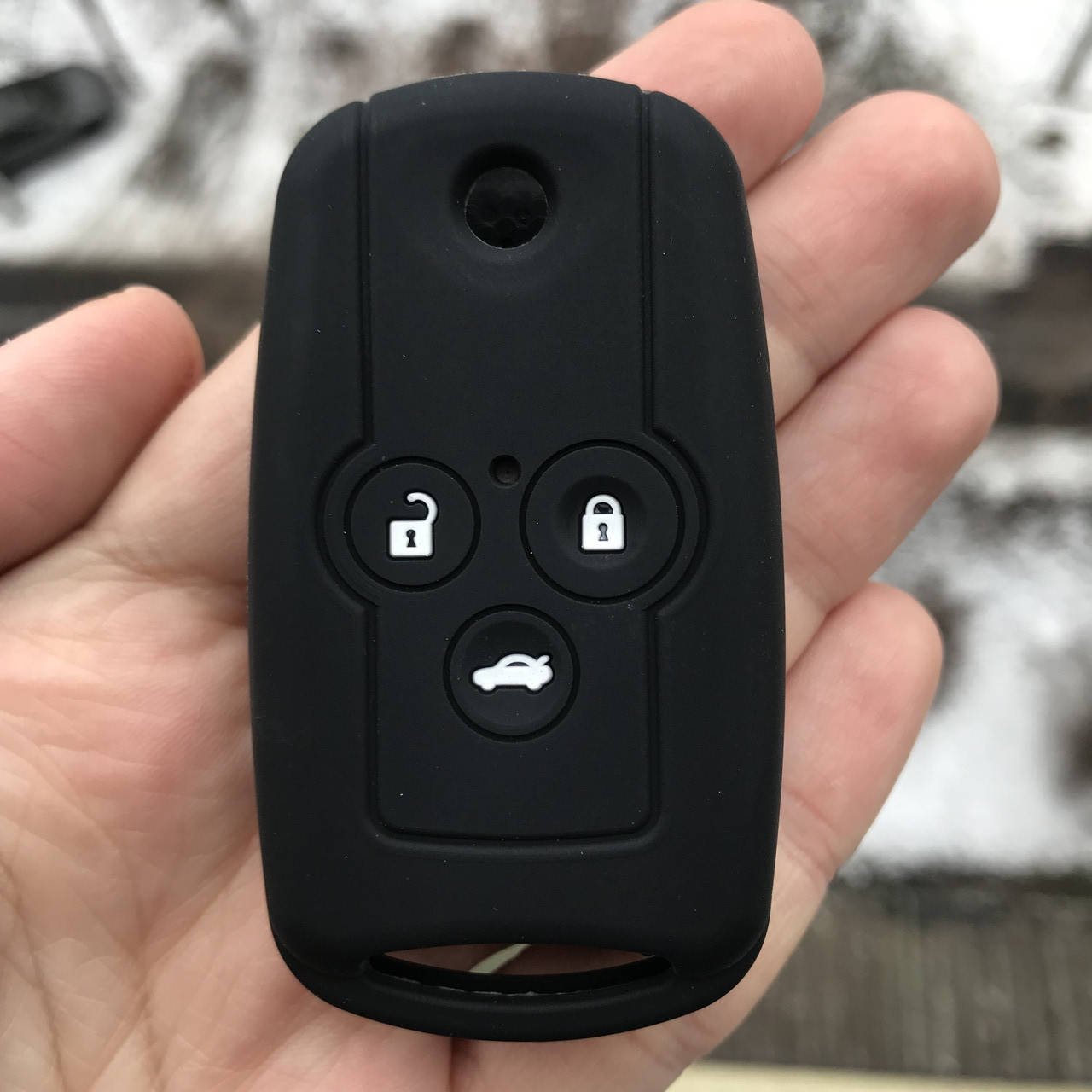 

Силиконовый чехол для ключа Acura MDX RDX TLX ZDX, Черный