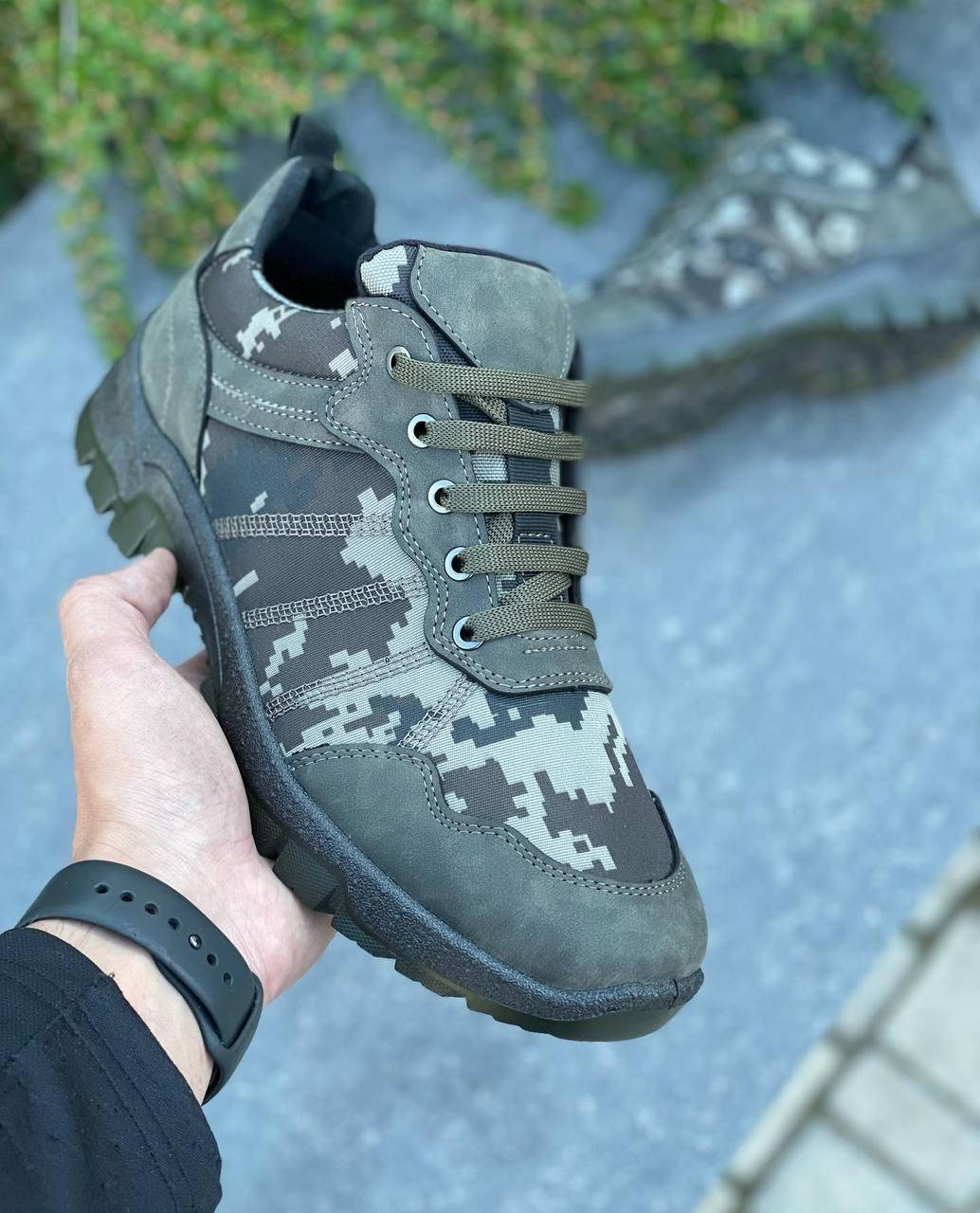 

Обувь мужская тактическая военная пресованная кожа текстиль, Разные цвета