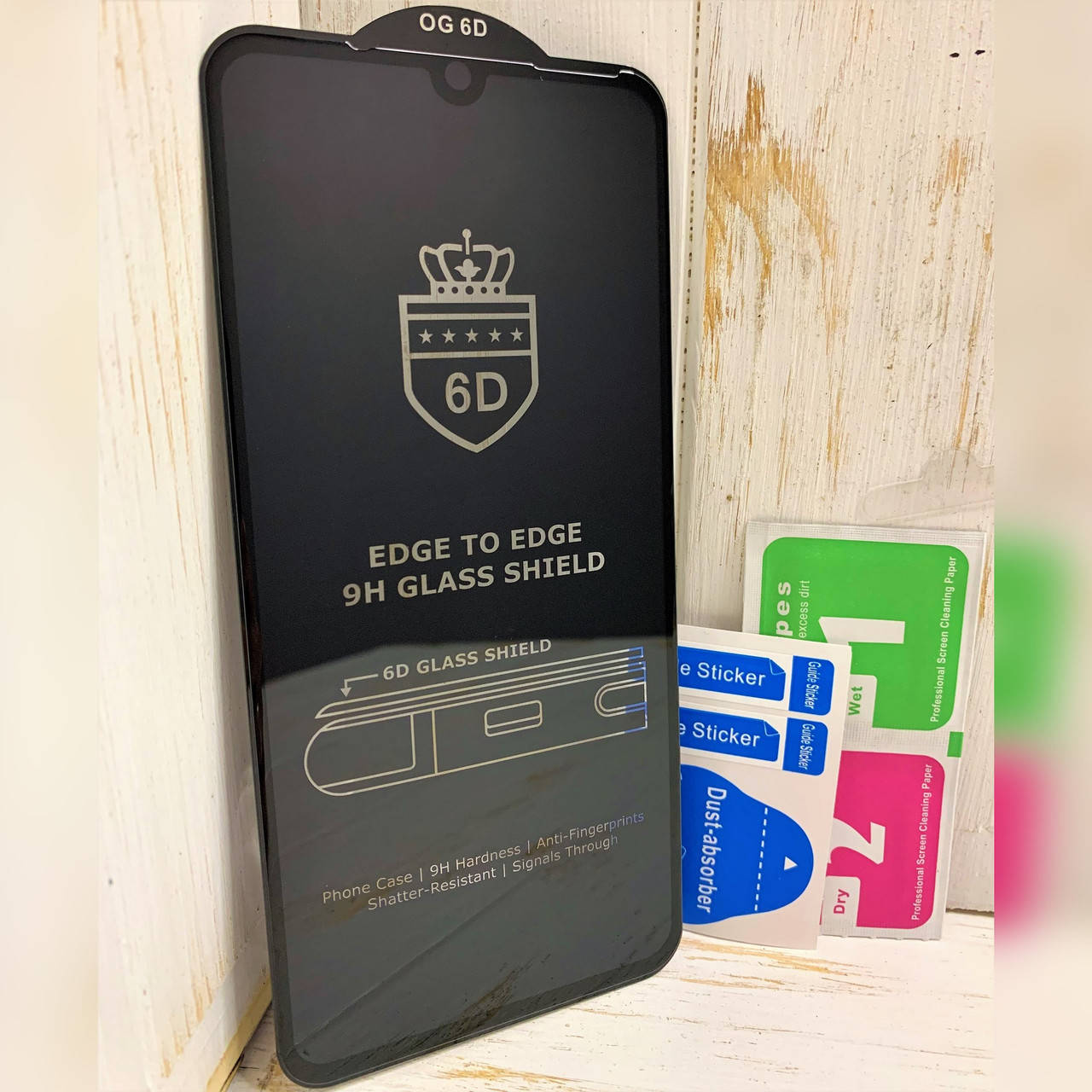 

Защитное стекло для Xiaomi Redmi Note 7 Pro 6D чёрное, Прозрачный