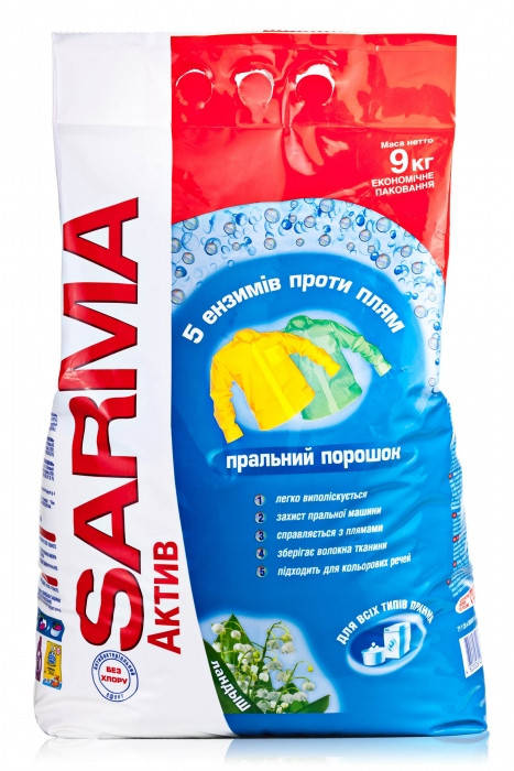 

Порошок стиральный 9 кг "SARMA"