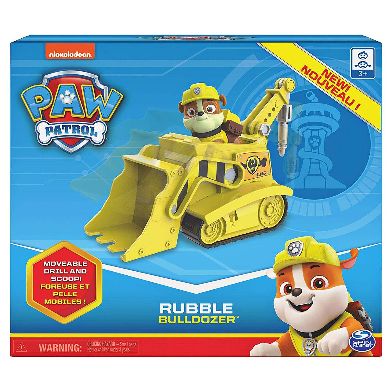 

Крепыш Щенячий патруль на спасательном бульдозере. Paw Patrol Rubbles Bulldozer