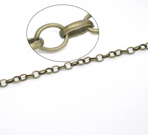 

Цепочка, Цепь, " Крест ", Цвет: Античная бронза, 9 мм х 7 мм