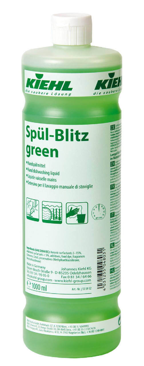

Средство для мытья посуды вручную Spül-Blitz green, 1 л Kiehl