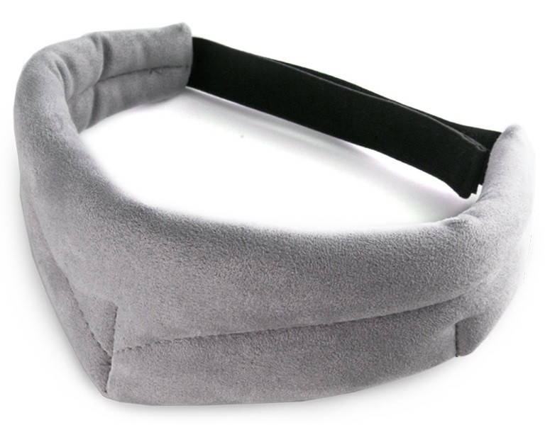 

Маска для сна с мягким носиком Silenta Soft Grey + беруши + чехол, Серый