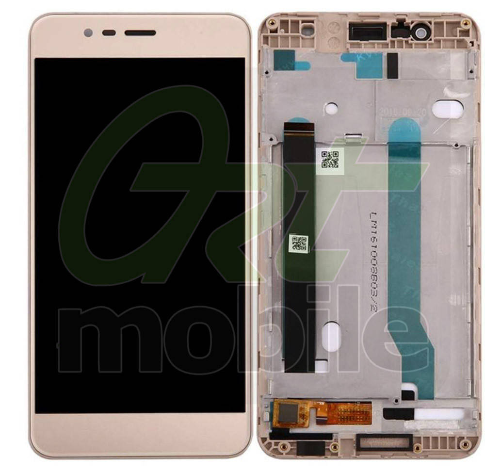 

Дисплей для Asus ZenFone 3 Max ZC520TL + тачскрин, золотистый, Sand Gold, с передней панелью