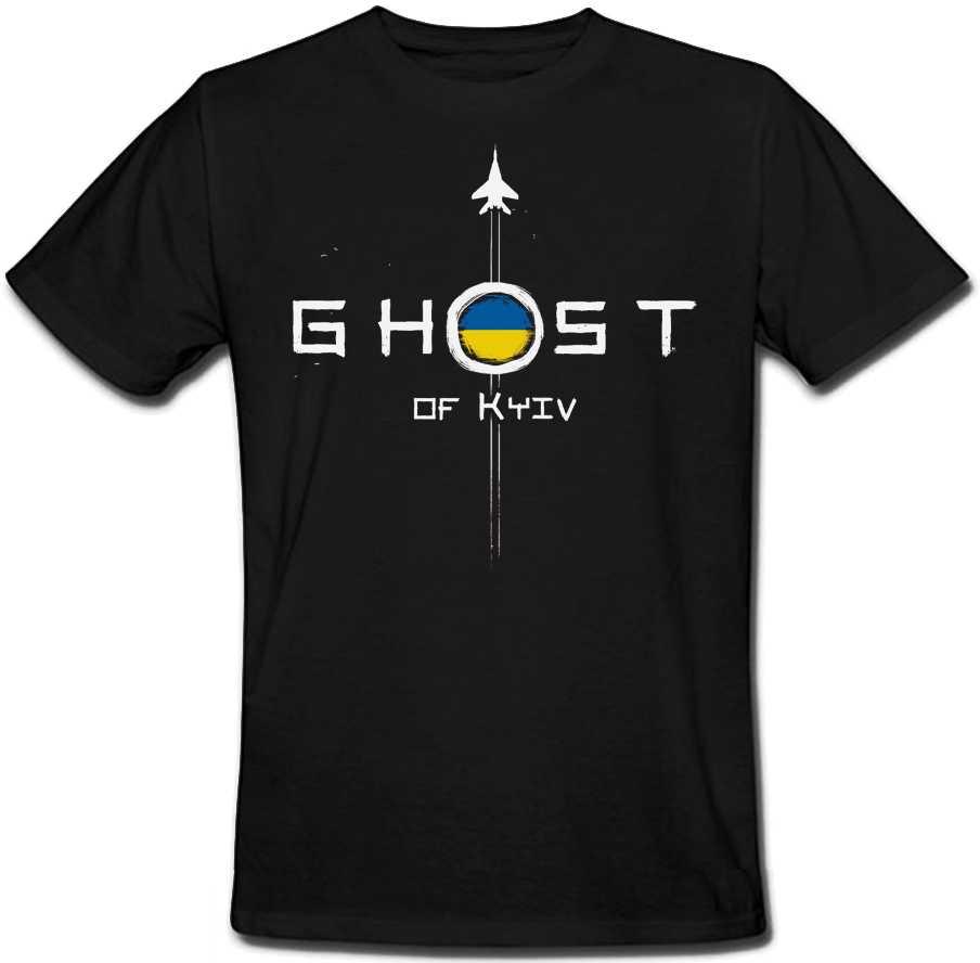 

Футболка Ghost Of Kyiv (чёрная)