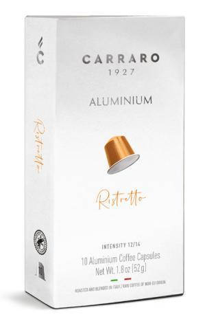 

Nespresso капсулы Carraro Ristretto 12 (ALUMINIUM) кофе в капсулах Неспрессо