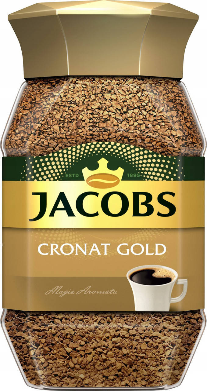 

Растворимый кофе Jacobs Cronat Gold 200 грамм в стеклянной банке | Нидерланды