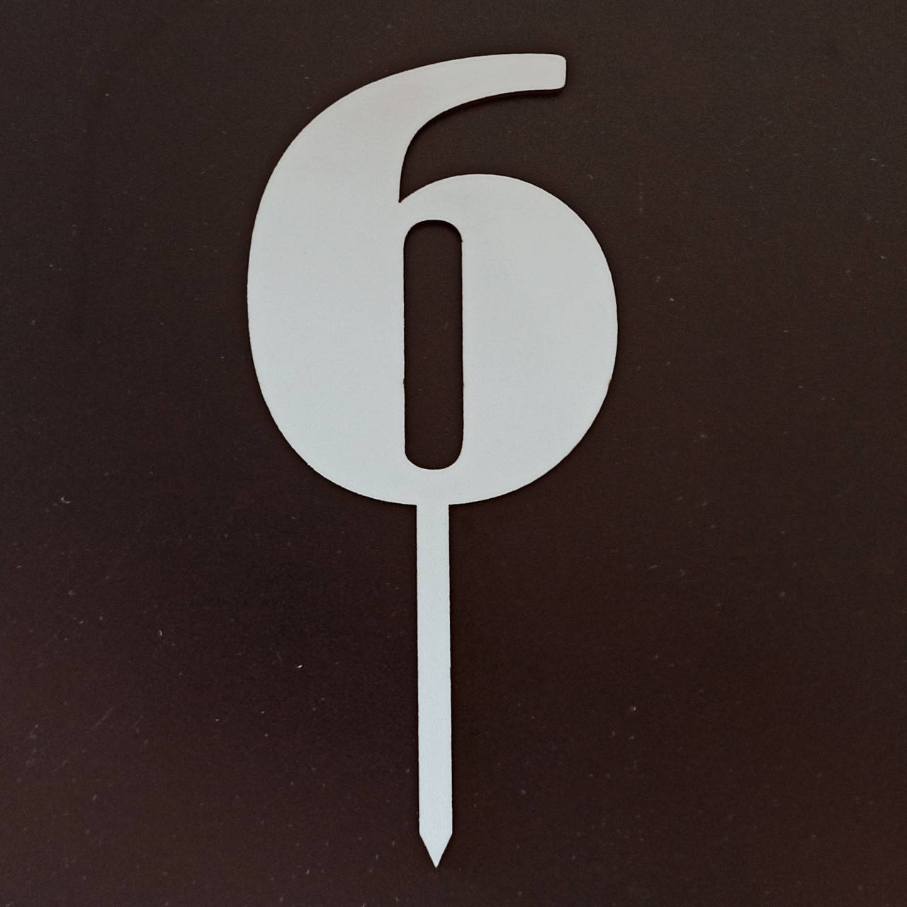 

Топпер (фигурка на торт) Цифра 6, для тортика