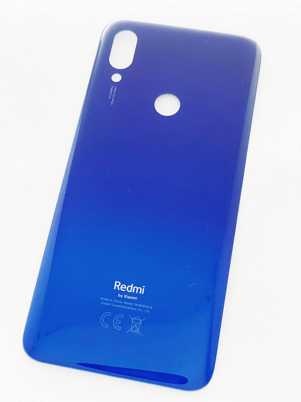 

Задняя крышка для Xiaomi Redmi 7, синяя, Comet Blue, оригинал (Китай), Синий