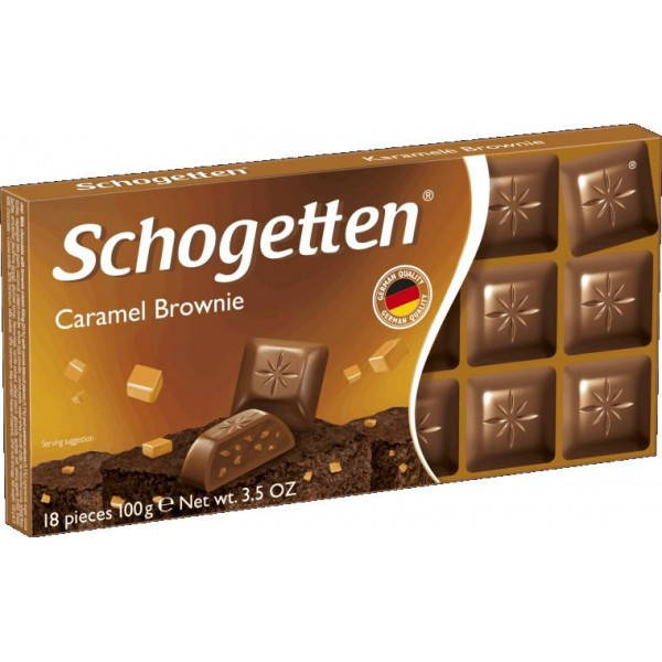 

Шоколад Schogetten Caramel Brownie Карамель Брауни, 100 г