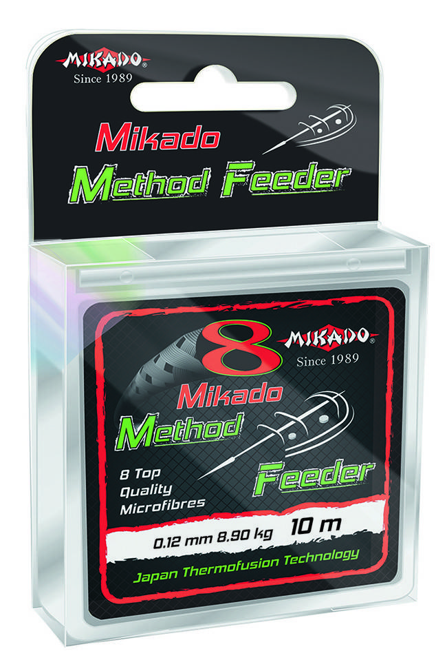 

Шнур Mikado 8 Octa Method Feeder Braid 10м 0,12мм 8,9кг black, Черный