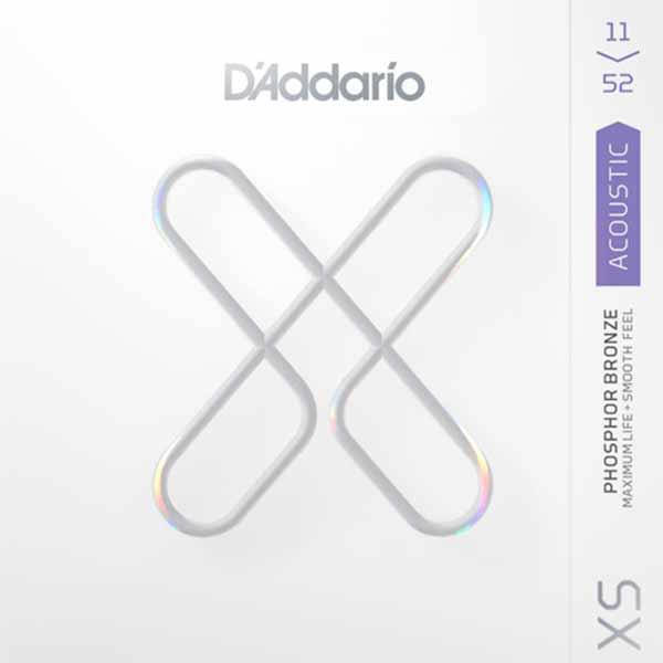 

Струны D'Addario XSAPB1152 XS Phosphor Bronze Custom Light 11-52