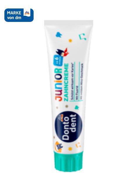 

Зубная паста детская Dontodent Junior 6+ 100 мл