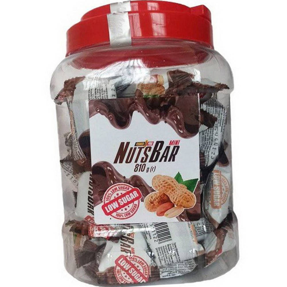 

Мини Батончики Конфеты без сахара Power Pro Nuts Bar Mini Sugar Free 810 g Sugar Free