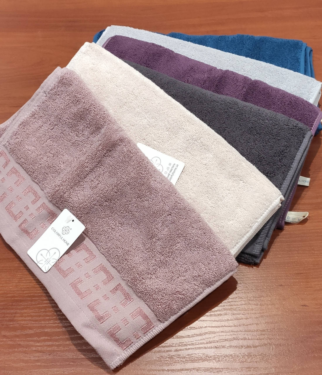 

Полотенце 35*70 , Colorful home, Разные цвета