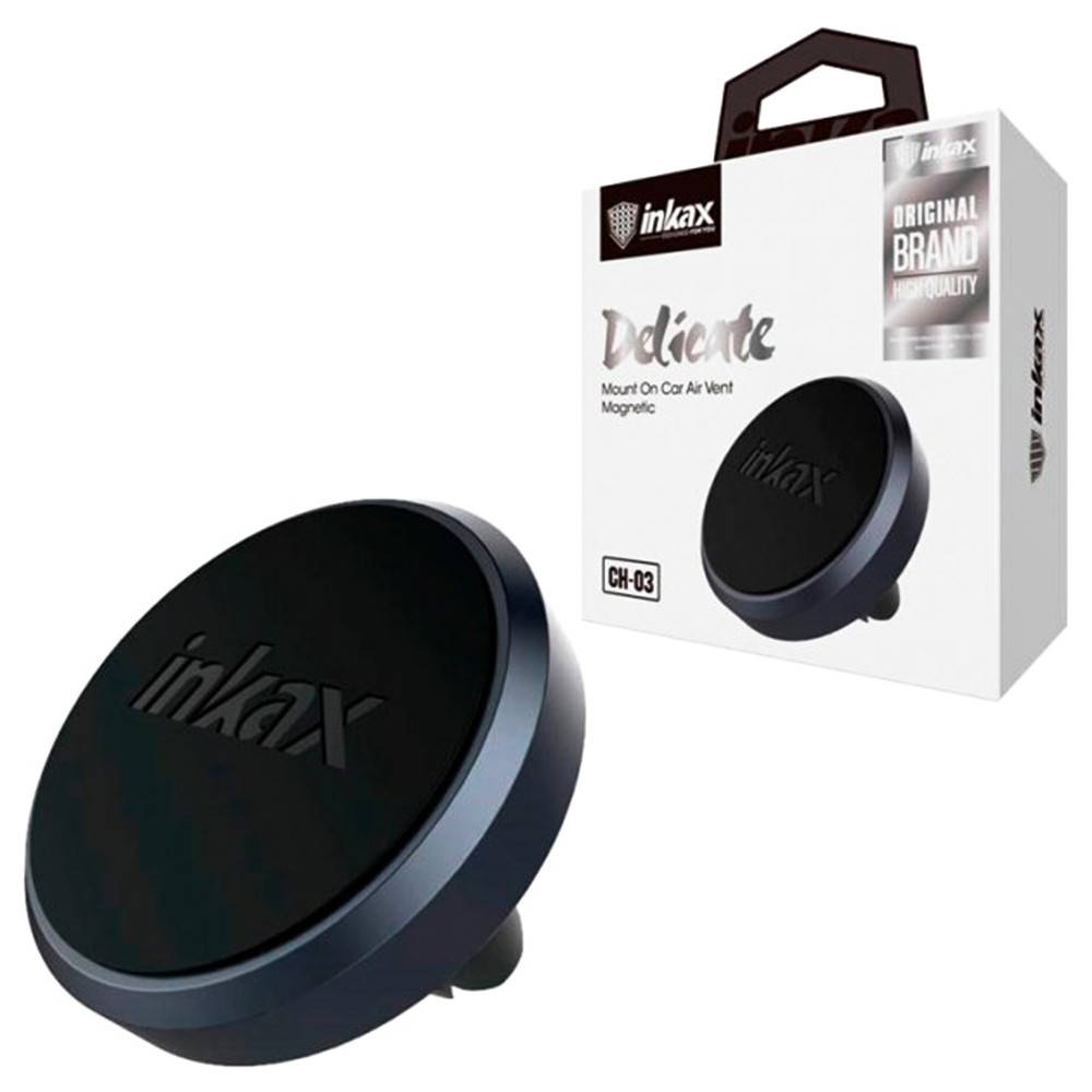 

Магнитный автомобильный держатель Inkax CH-03, Black, Разные цвета