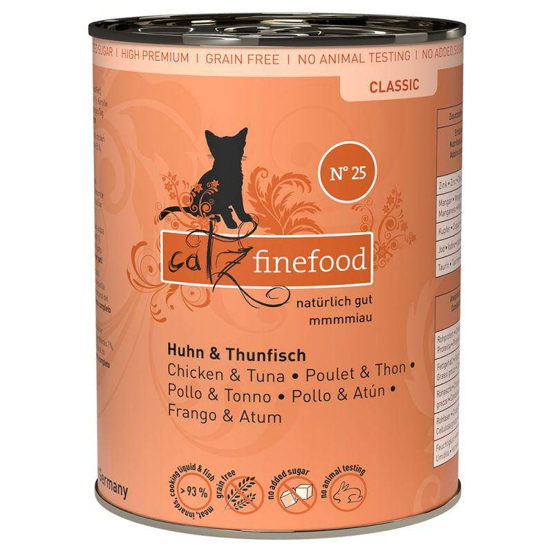 

Консервы для кошек Catz finefood Курица и Тунец