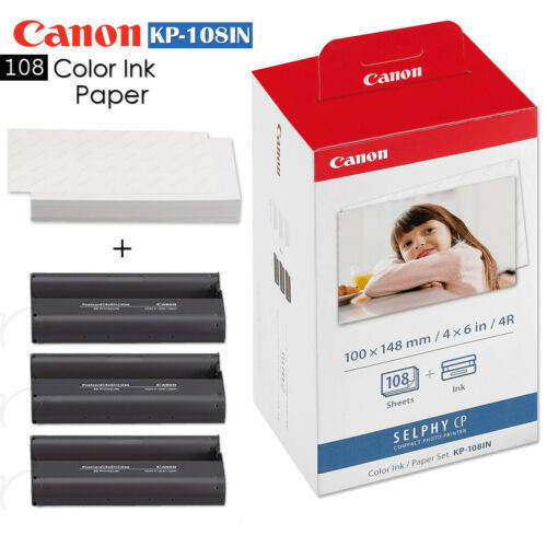 

ORIGINAL Japan Canon KP-108IN Фотобумага для принтера Selphy CP800 CP900 CP1000 CP1100 CP1200 CP1300 CP1400