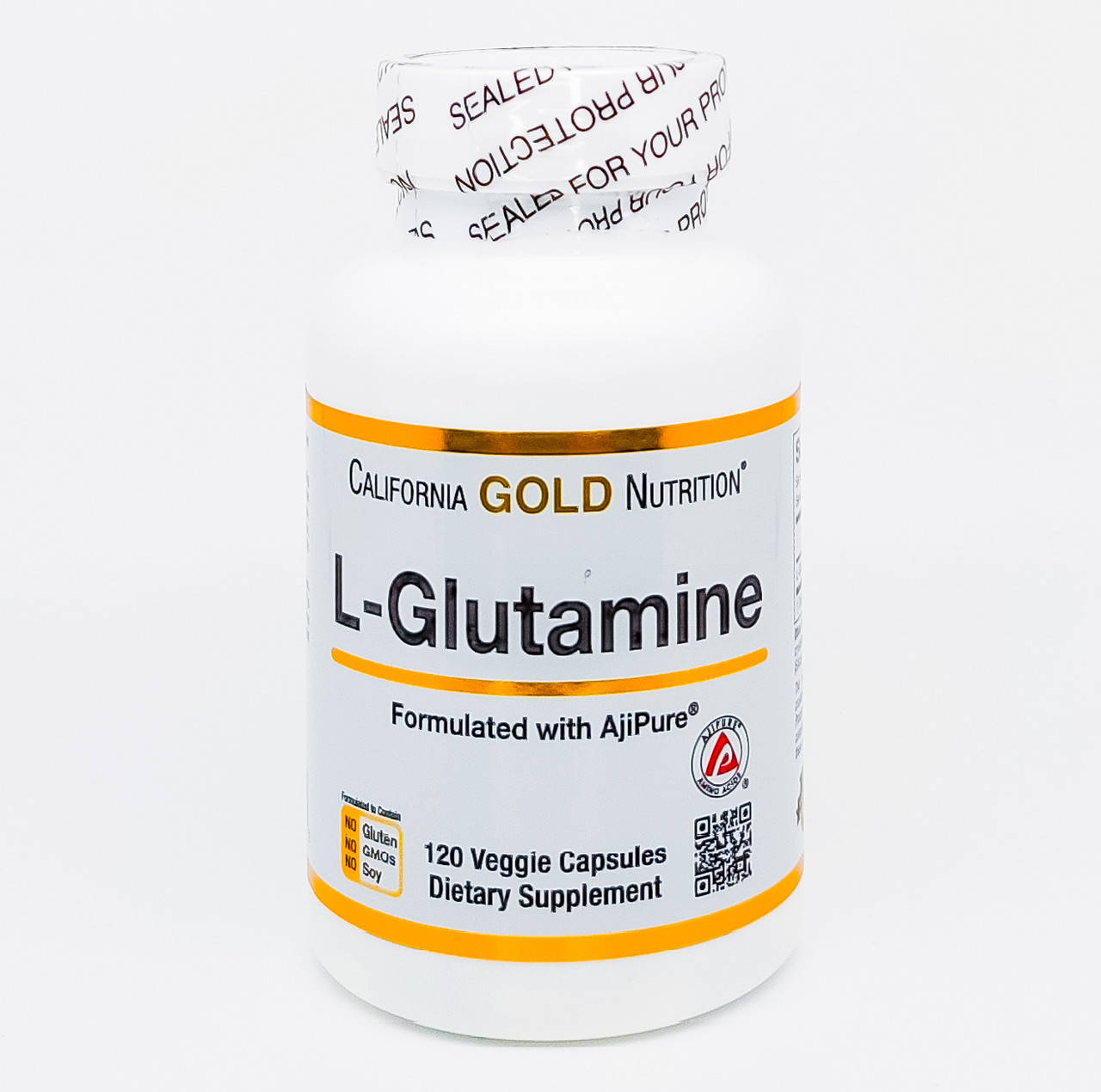 

Глютамин США!! California Gold Nutrition L-глютамин AjiPure 120 кап.