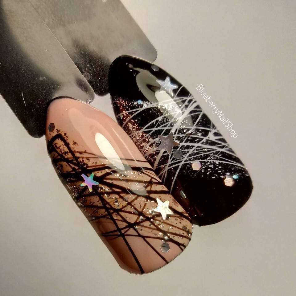 

Гель паутинка spider gel, 5мл, черная