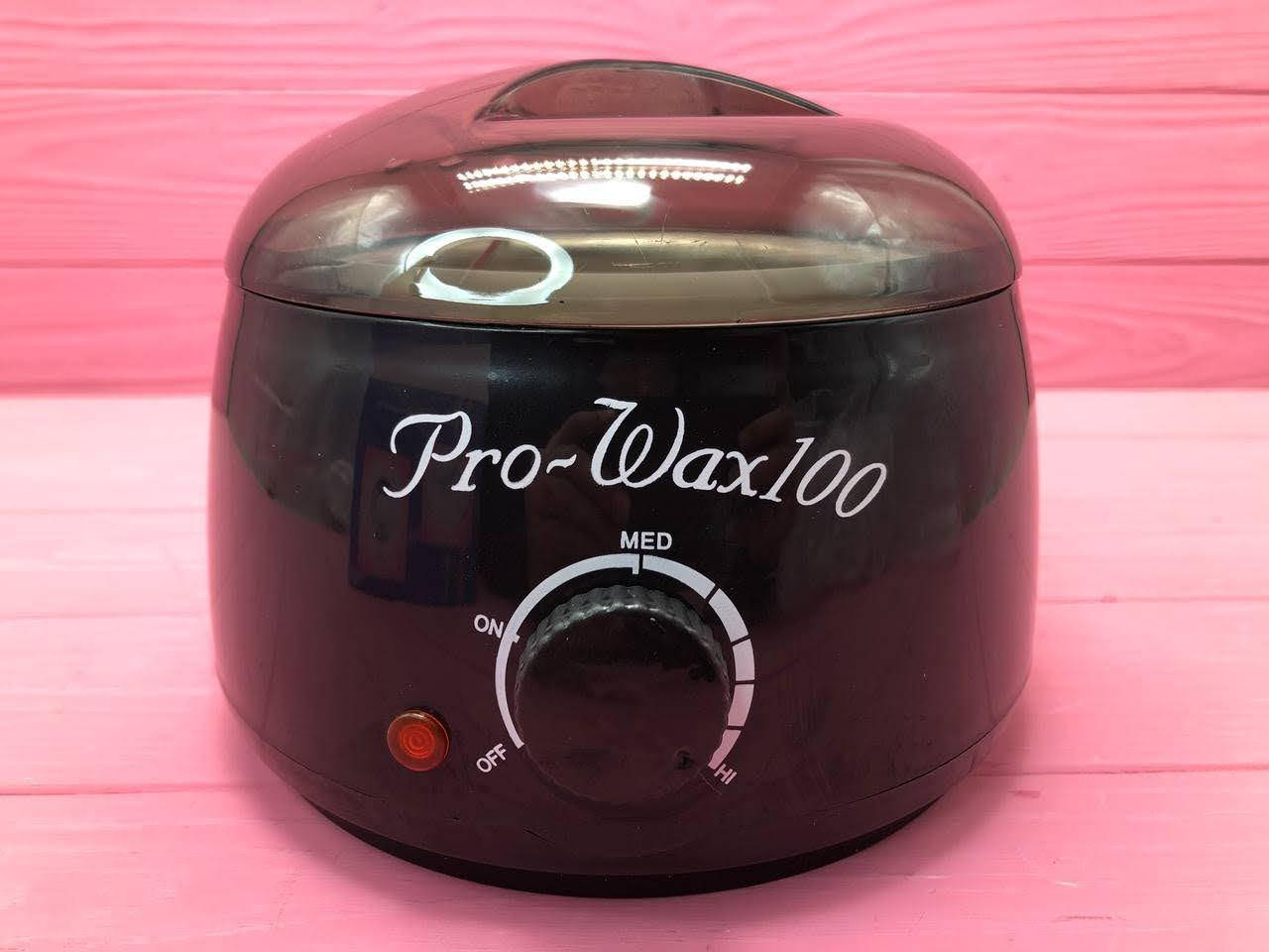 

Профессиональный баночный воскоплав Pro-Wax 100 с терморегулятором, 100 Вт., черный