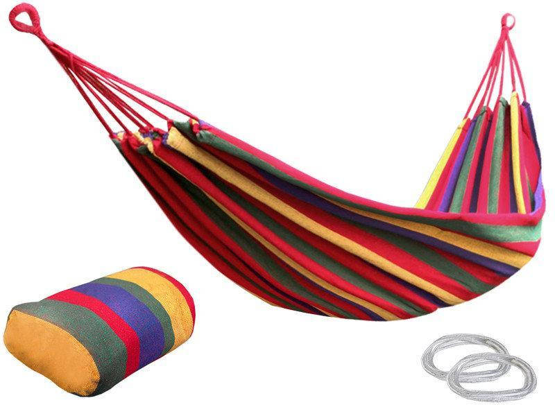 

Гамак тканевый 200 х 80 см Хлопок/Полиэстр без перекладины