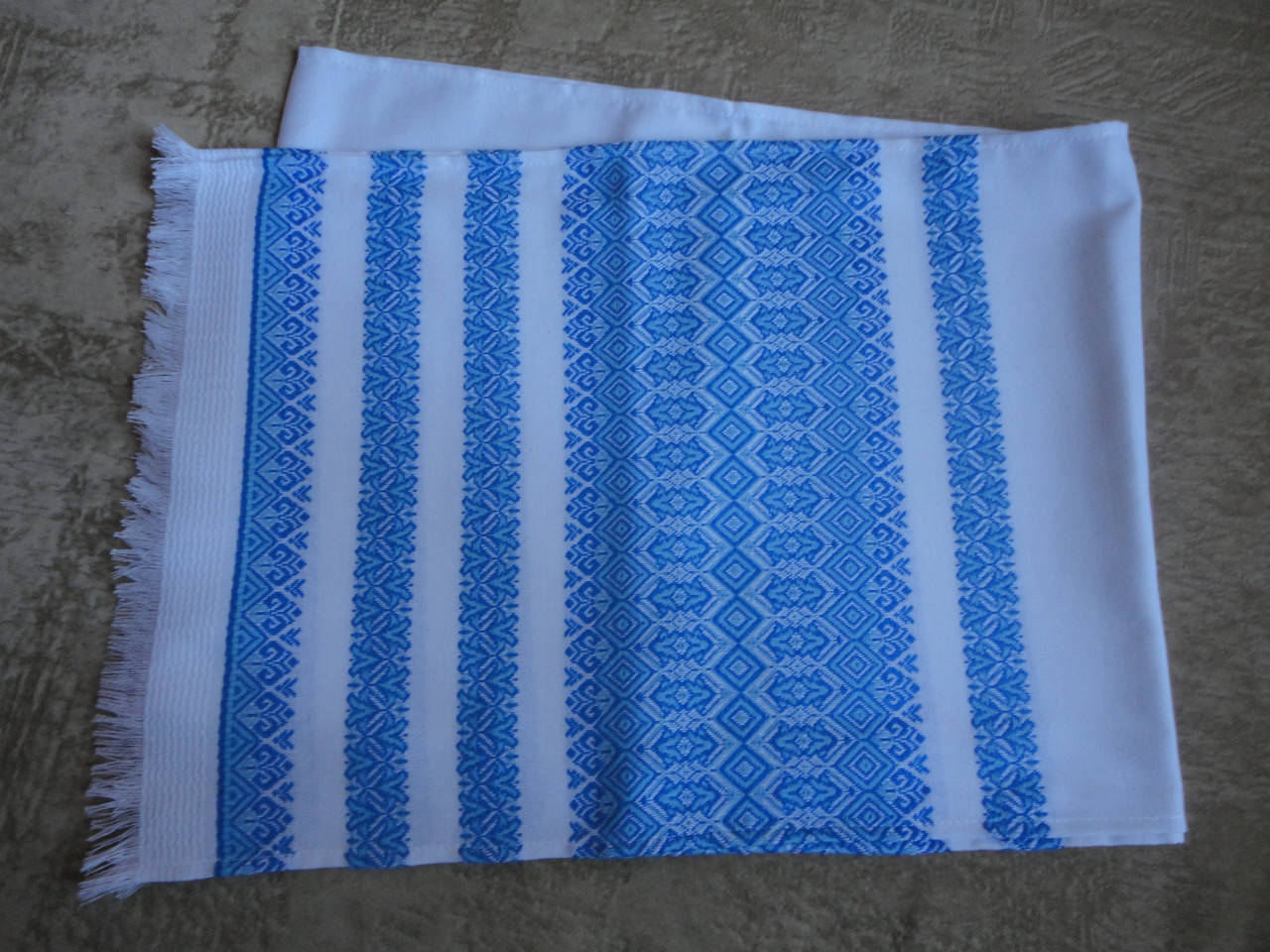 

Вышитый | Вишитий рушник 1,9м Аншлаг голубой