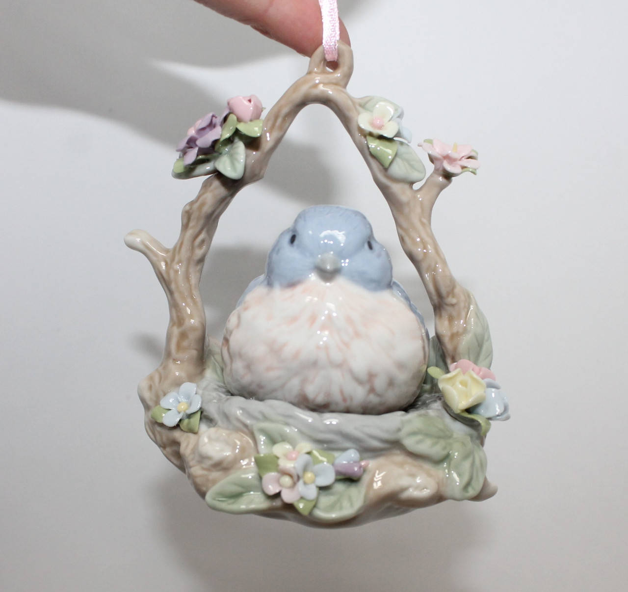 

Фарфоровая музыкальная статуэтка Pavone Птичка 10 см CMS - 15/17, Разные цвета