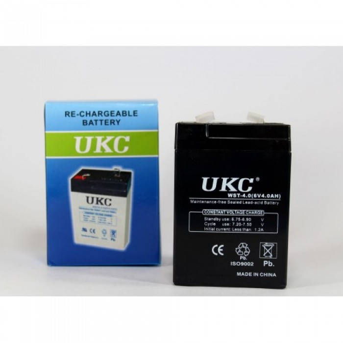 

Аккумулятор BATTERY RB 640 6V 4A UKC