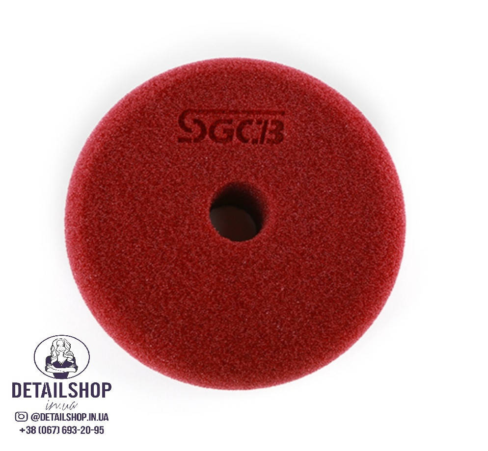 

SGCB RO/DA Foam Pad Полировальный круг средней твердости бордовый 130/140мм