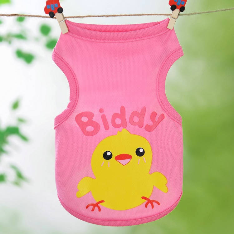 

Майка для собак «Летняя», розовый, футболка для собак, одежда для собак мелких и средних пород M