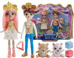 

Игровой набор с куклой Enchantimals Брейли Миша и Бэннон Миша с питомцами GYJ07
