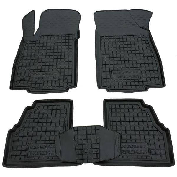 

Резиновые коврики в салон Chevrolet Tracker 2013-, Черный