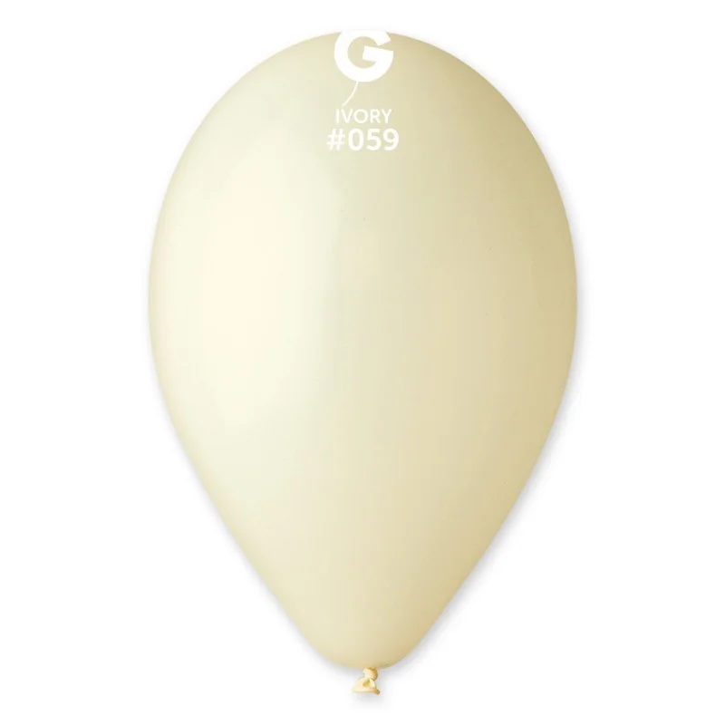 

Латексные шарики Gemar 10"/59 Пастель айвори (100 шт)