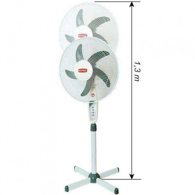 

Вентилятор напольный с пультом и таймером Rotex RAF55-E 35Вт автоповорот угол наклона регулировка высоты 1,3м
