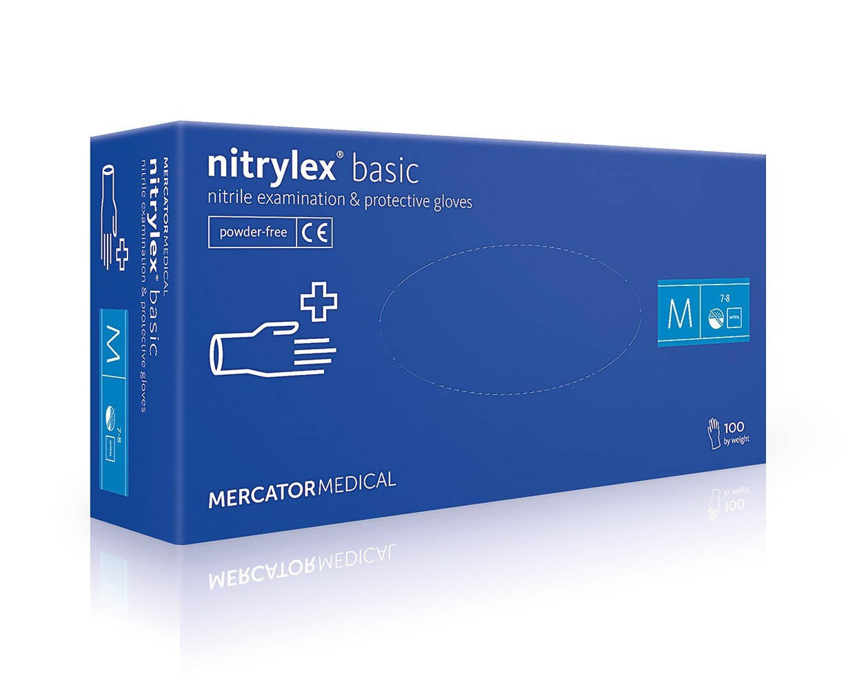 

Перчатки нитриловые Nitrylex® Basic нестерильные неопудренные, Фиолетовый