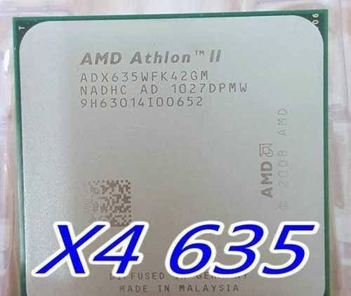 

AMD Athlon II X4 635 2900mhz Процессор +Подарок s.AM2+/AM3