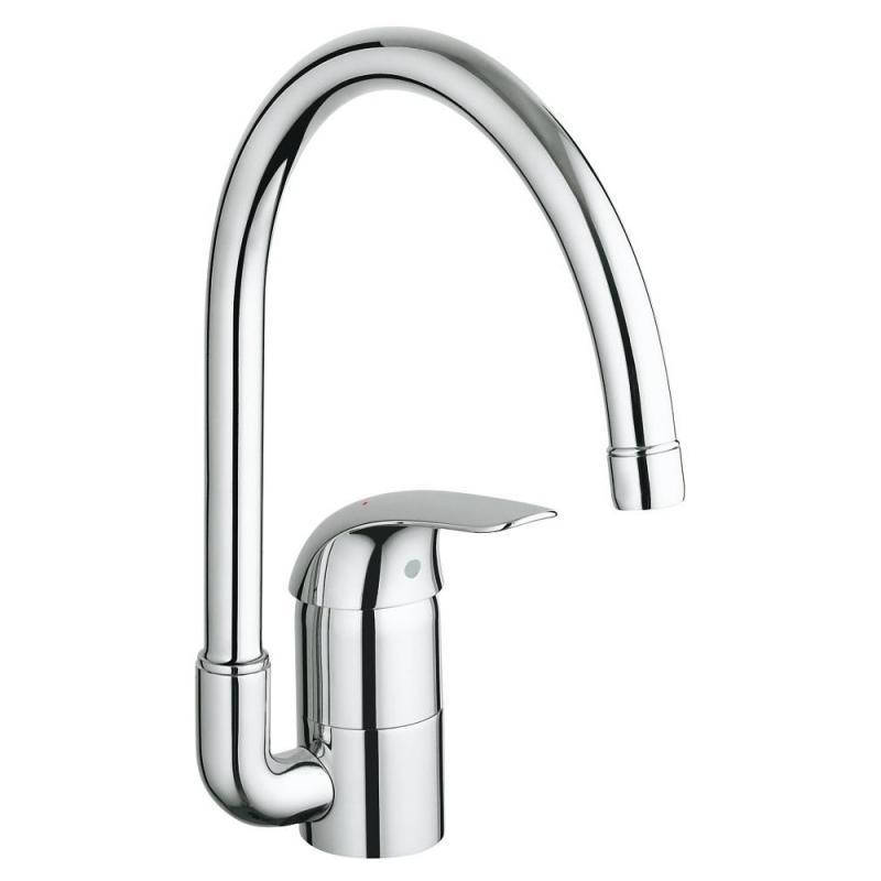

Смеситель для кухни Grohe Euroeco 32752000, Хром