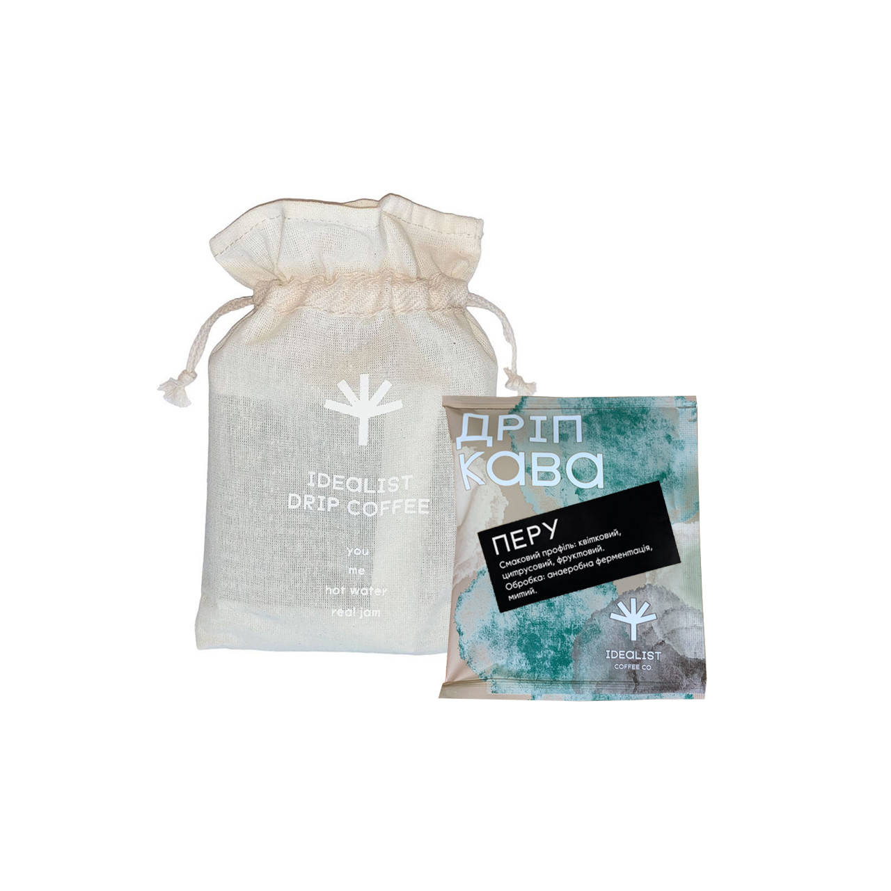 

Кофе молотый Дрип пакет IDEALIST COFFEE CO Перу 7*12г