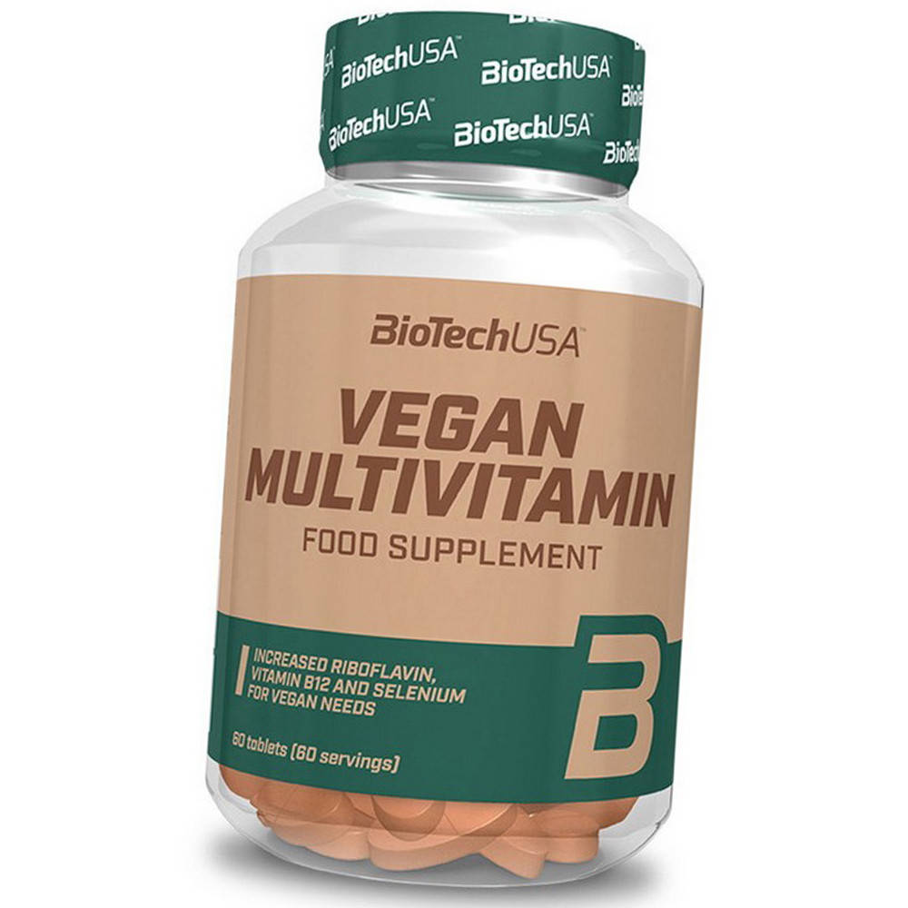 

Витамины для вегетарианцев BioTech Vegan Multivitamin 60 tab