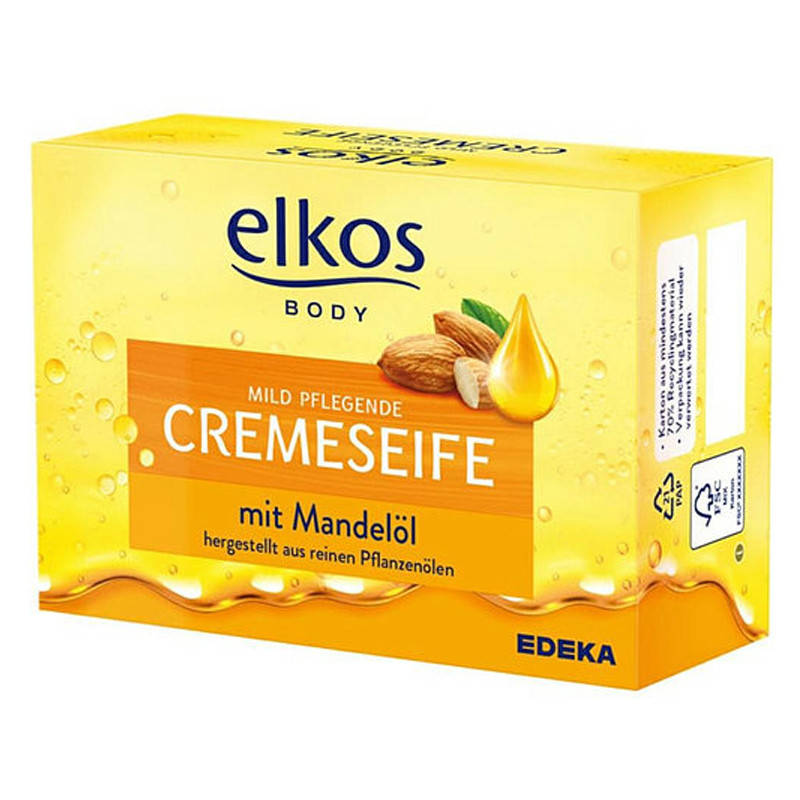 

Твердое мыло Elkos Body CremeSeife с миндальным маслом 150 г